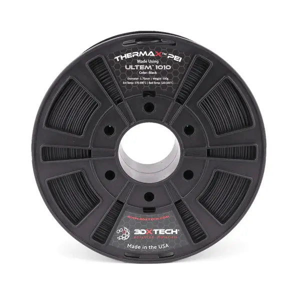3DXTech - ThermaX PEI (ULTEM 1010) - Noir (Black) - 1.75 mm - 500 g 3DXTech