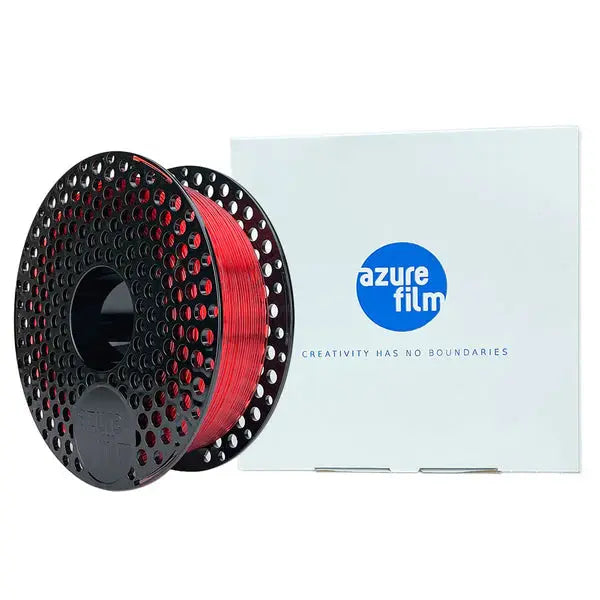 AzureFilm - PETG - Rouge Transparent (Red Transp.) - 1.75 mm - 1 kg AzureFilm